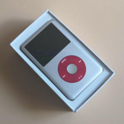 NEW 512GB Apple iPod Classic 7th Gen Silver/Red SSD Flash Drive 