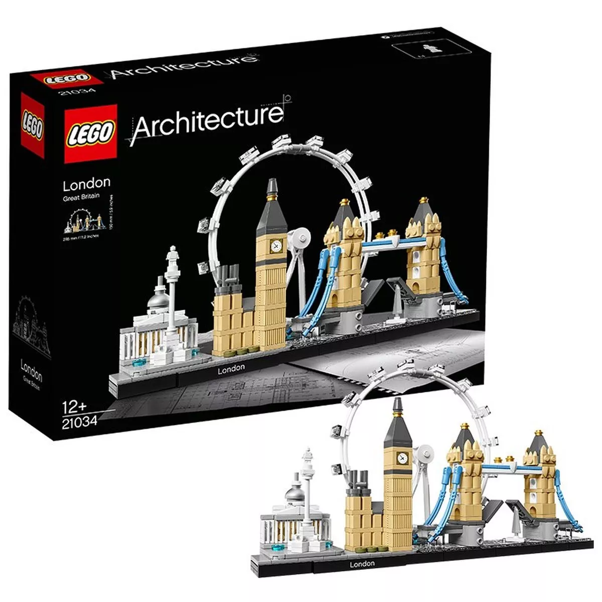 LEGO® Architecture 21034 - Londres - 468 pièces - À partir de 12 ans -  Mixte - Marron - Cdiscount Jeux - Jouets