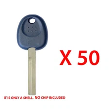 Key Shell Case Compatible with Hyunday Uncut Blade Non Chip HY18P (50 Pack)