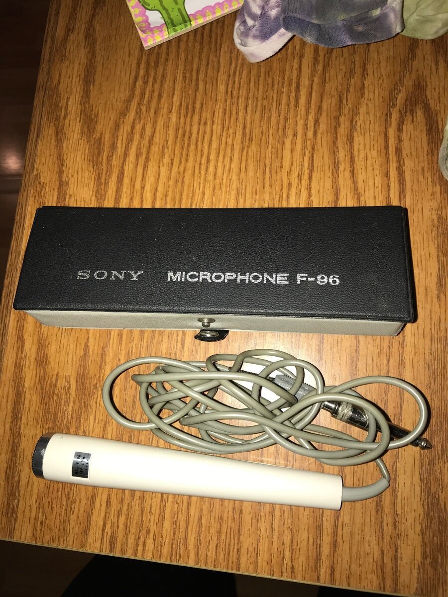 VINTAGE SONY MICROPHONE F-96 IN CASE MADE IN JAPAN | eBay VINTAGE SONY MICROPHONE F-96 IN CASE MADE IN JAPAN | eBay