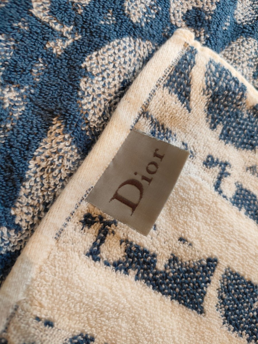 Christian Dior Trotter Logo Beach Towel Bath Towel Cotton