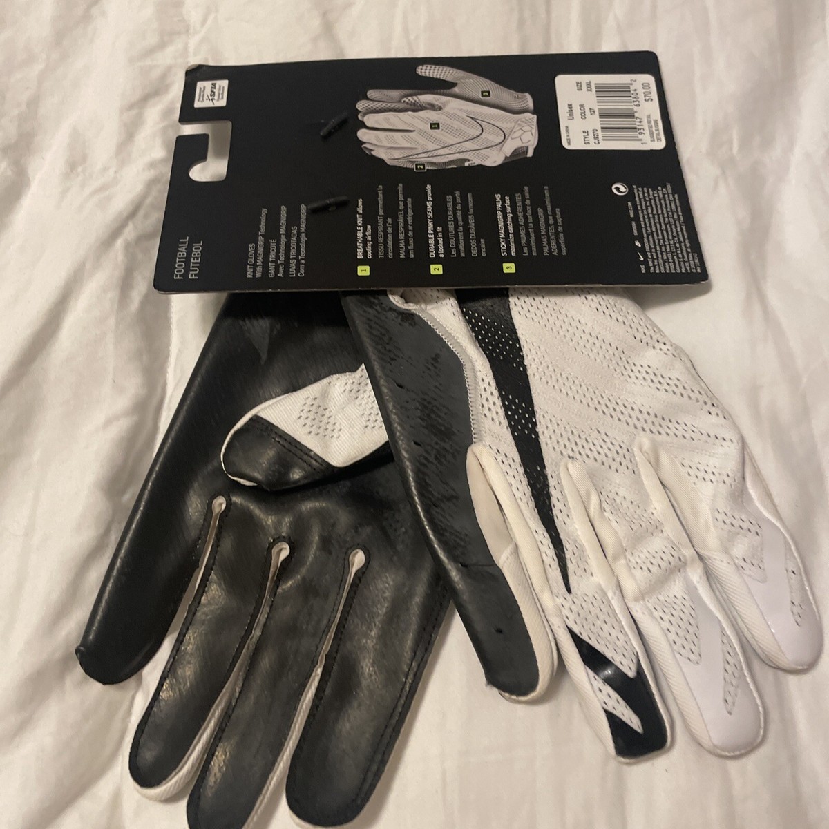 Nike NFL Superbad Sideline Football Gloves Men's XL for sale