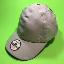 New LAYER8 Women’s Adjustable Running Cap Hat ONE SIZE Light Gray