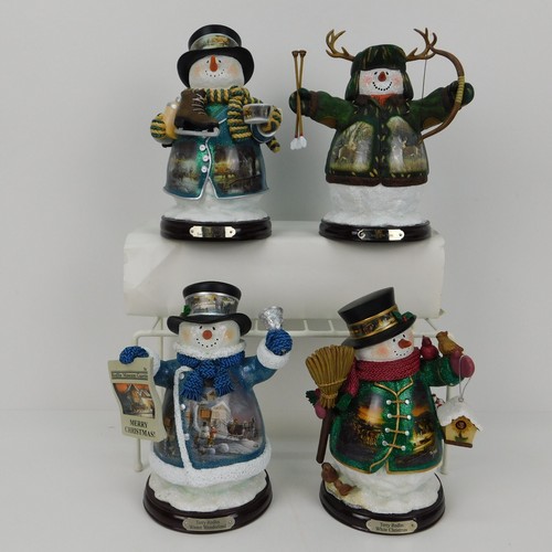 LOT OF 4 Bradford Editions Terry Redlin + Heirloom Classics Snowman 7" - Picture 15 of 23