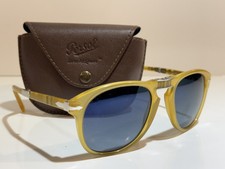 Persol Steve McQueen Opal Yellow Sunglasses 54 mm Made in Italy
