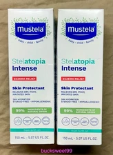 Mustela Stealtopia INTENSE Eczema Relief Skin Protectant-5.07 oz -EXP 27- 2-PACK