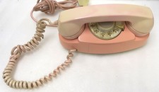 Western Electric 1960 Rotary Pink Princess Phone  Cord 701B Original