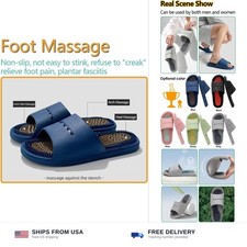Acupressure massage slippers for foot pain relief plantar fasciitis shiatsu