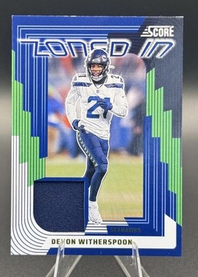 2025 Score - Zoned in Devon Witherspoon #ZON-DWN Jerseys (MEM) Seattle Seahawks