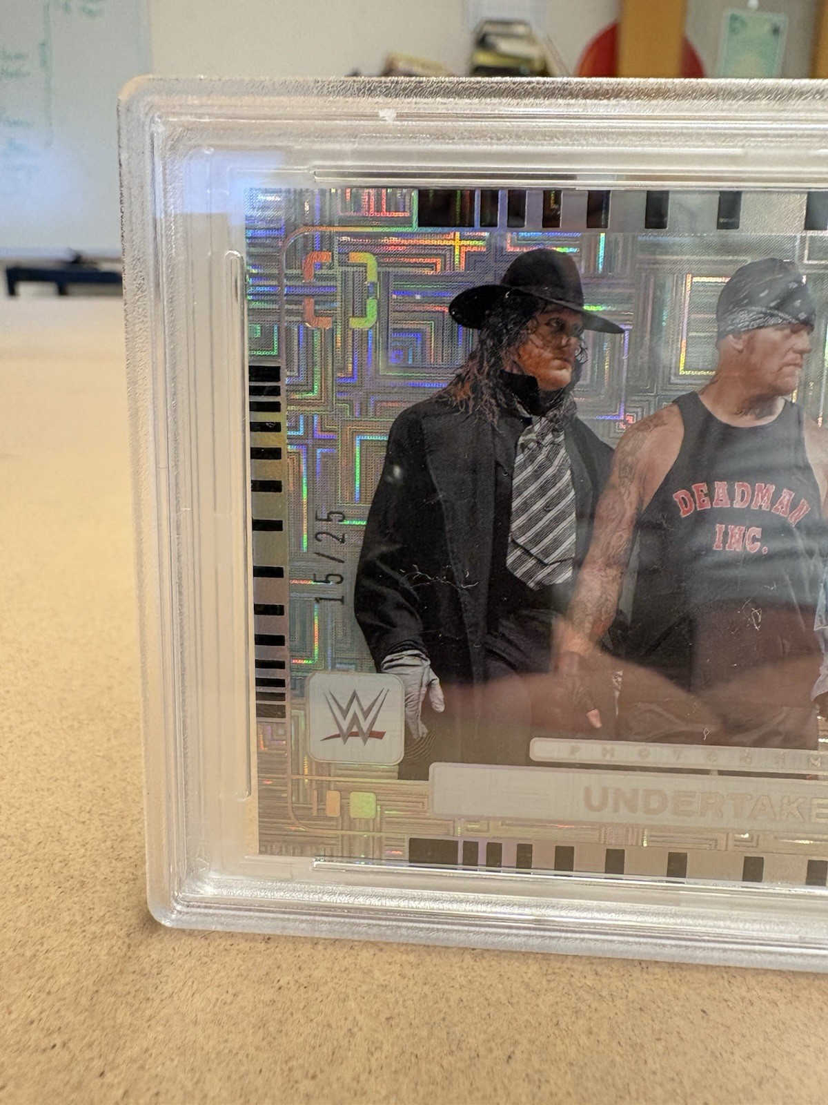2024 Photogenic WWE Undertaker Progressions Maze /25 PSA 10 view 3