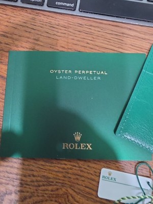 Land Dweller Rolex Oyster Perpetual  Original Booklet Instruction Manual