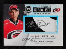 2008-09 Upper Deck The Cup Rookie Draft Boards /25 Zach Boychuk #DB-BO Auto 0ll