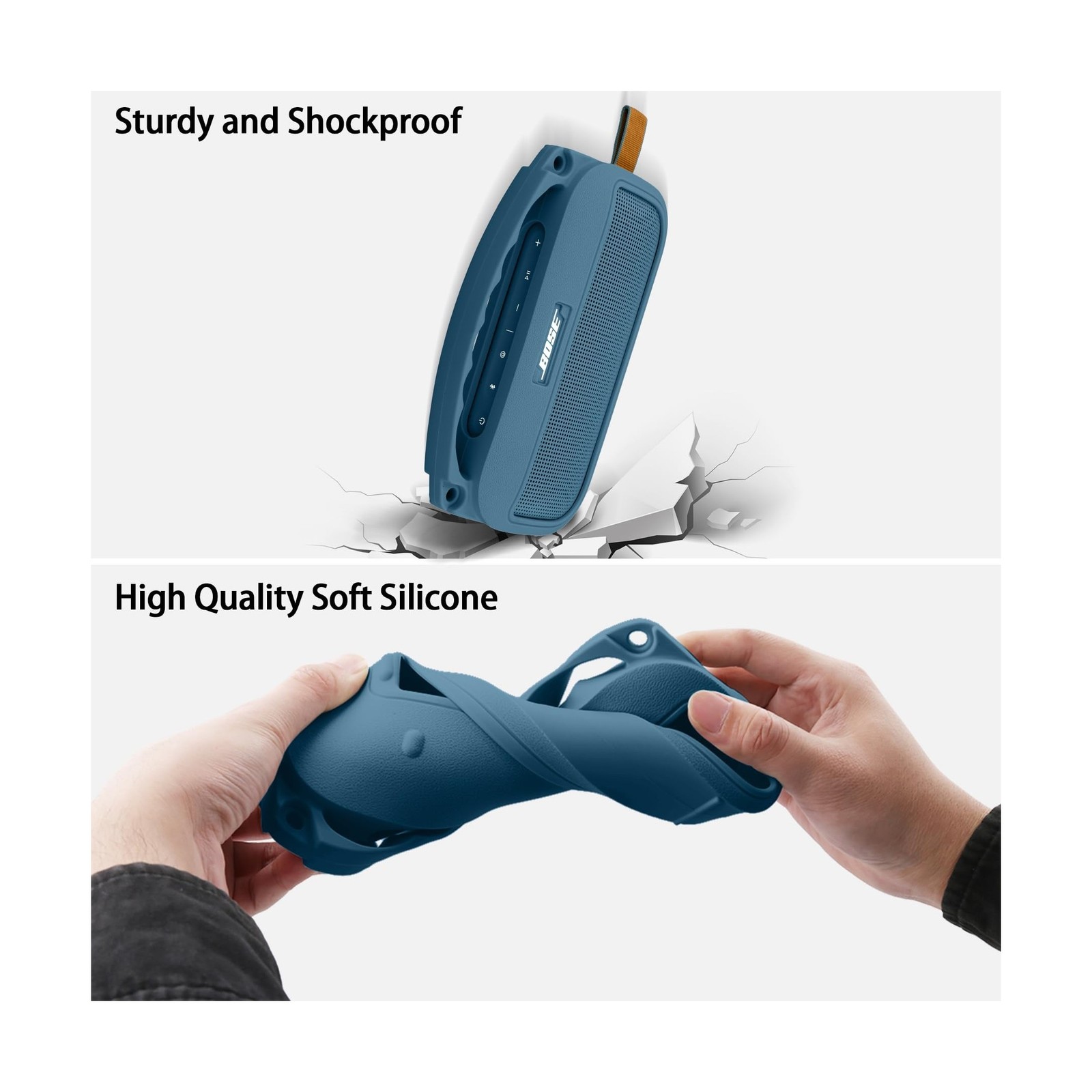 Soft Silicone Cover Case for Bose New SoundLink Flex Portable Bluet... Fast Ship