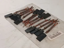 Lot of 12 Paralell Carbon Brushes for DC Motor 4 in L x .75 in W x 0.125 in D