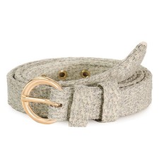 Fashion Waist Belt for Women Elegant Ladies Belts with Gold Buckle Casual Belts