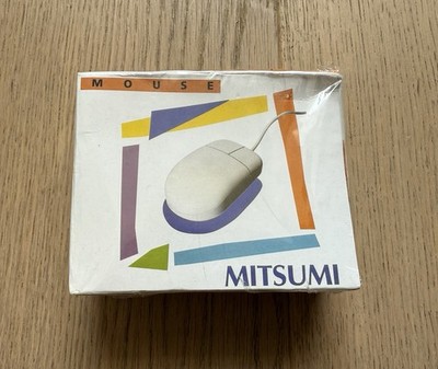 Mitsumi 2-Button Serial Mouse RS-232 NOS Originalverpackung 400 dpi IBM PC 1990s