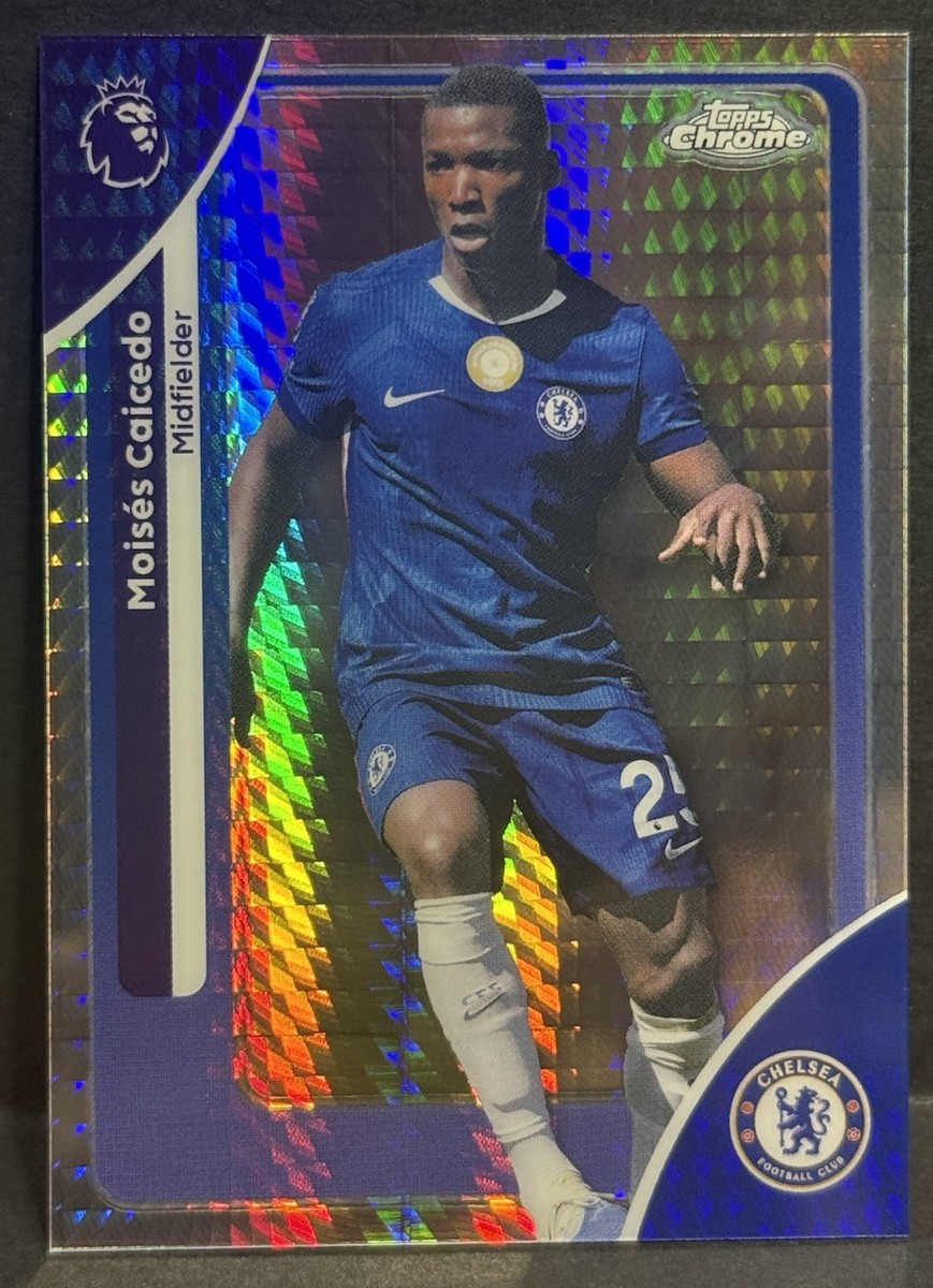 2026 Topps Chrome Premier League EPL Chelsea Moises Caicedo Prism