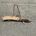Moore Maker USA 3100LB White Synthetic Scales Lockback 1 Blade 3 1/8” Closed — photo 4