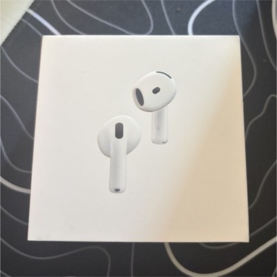Apple AirPods 4 (ANC) In-Ear Earbuds White Bluetooth w/ Mic MXP93LL/A