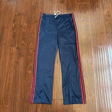 Vintage 70s 80s Adidas ATP Keyrolan Track Sweatpants Size M Blue USA Trefoil