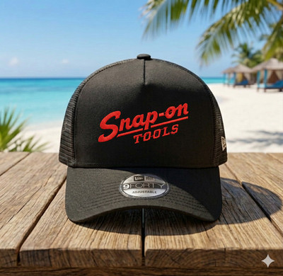 Snap-on Tools Trucker Hat Embroidered Logo Mesh Snapback Garage Work Cap