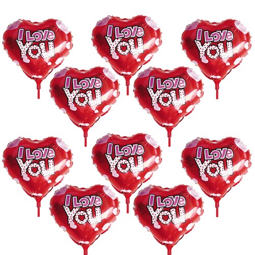 10x Foil Balloon Heart I Love You Helium Valentine's Day Birthday ...