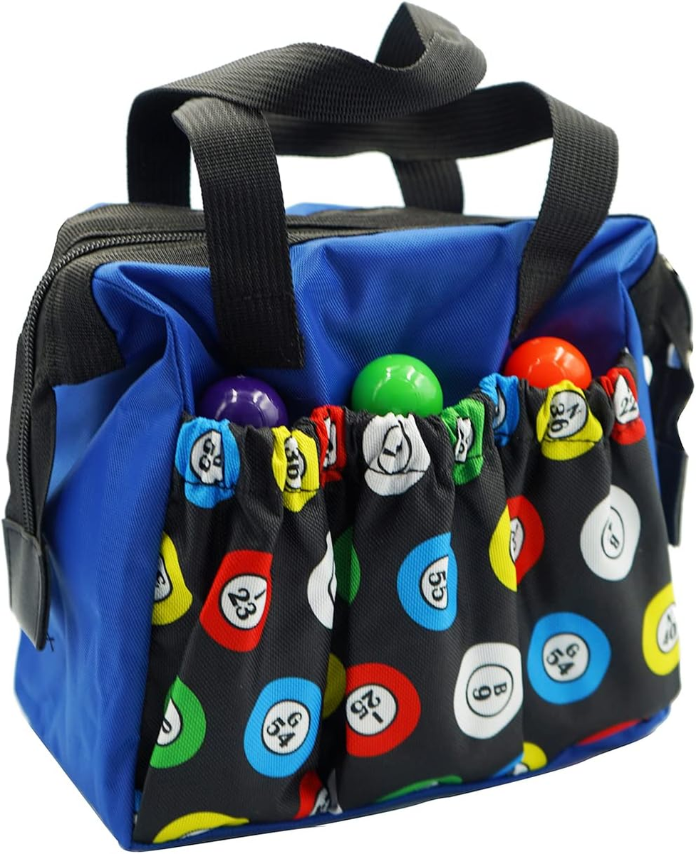 Borsa Da Bingo Con 6 Tasche Porta-dauber - Tote Nera, Yuanhe