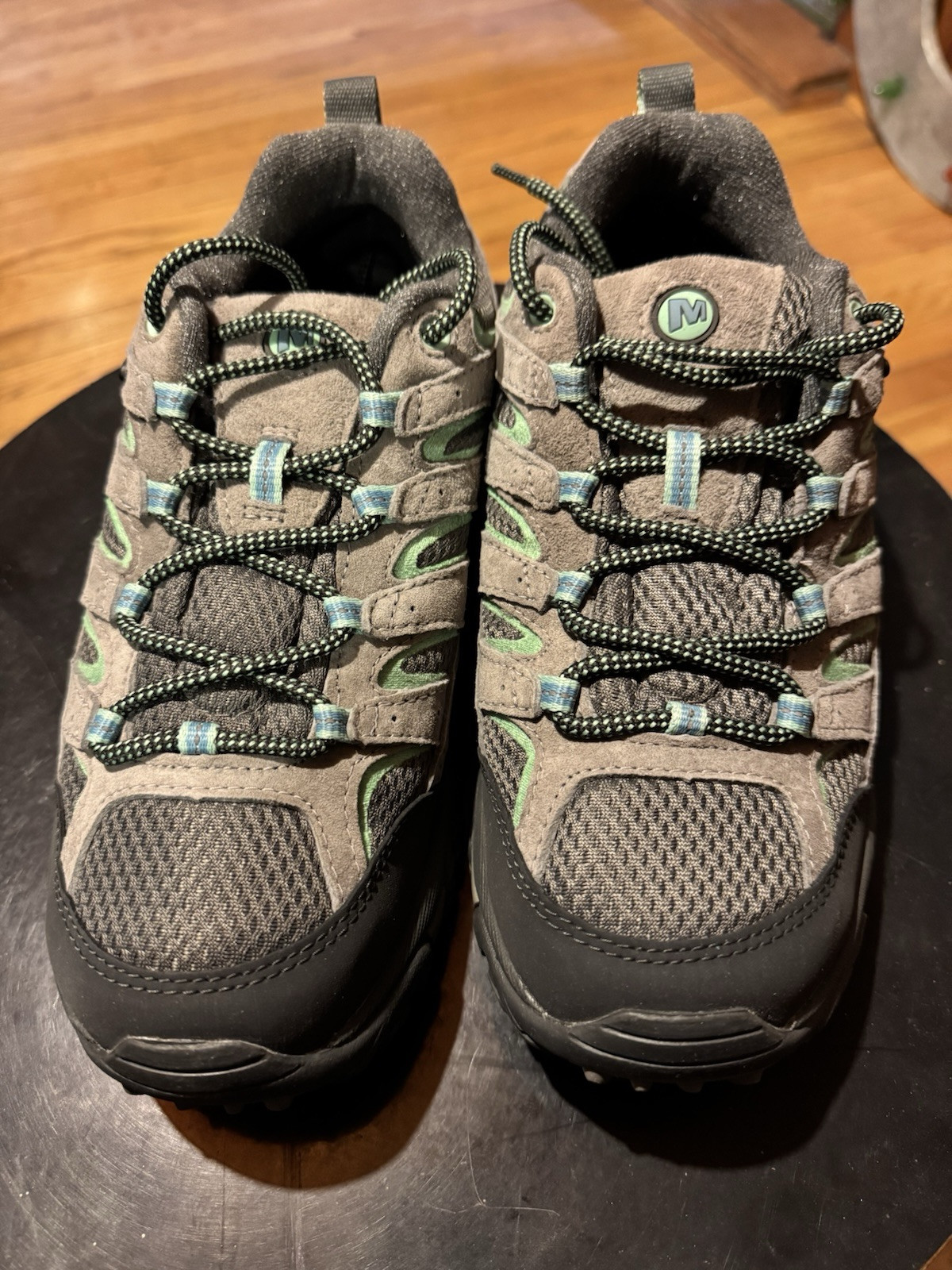 Scarpe Merrell Donna Moab 2 Taglia 9W Impermeabili Escursionismo Trail Drizzle Come Nuove!