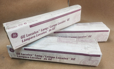   3) NEW GE GENERAL ELECTRIC 250 WATT LUCALOX LAMP LIGHT BULBS LU250 44047