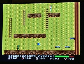 Dash Galaxy in the Alien Asylum (Nintendo NES, 1990) Authentic Game Cartridge