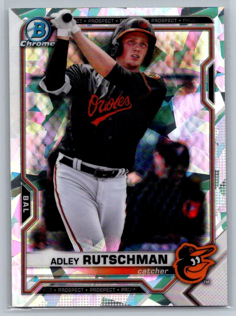 2021 Bowman #BCP-121 Adley Rutschman Chrome Prospects Atomic Refractor