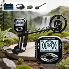 Metal Detector Gold Digger LCD Treasure Hunter Pinpointer Adult Kids Beach Yard