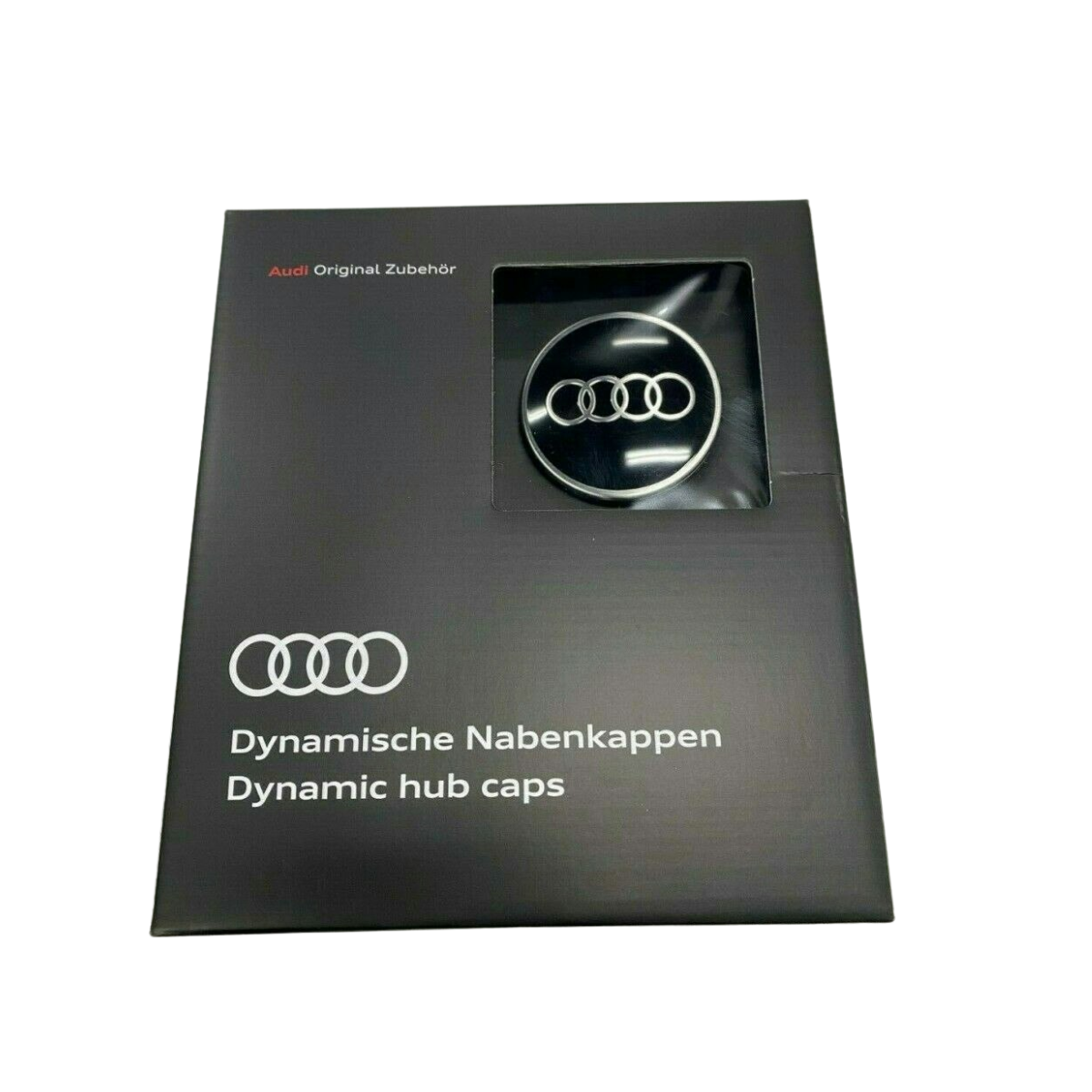 Audi Dynamic Spinning Center Hub Cap | 4M8071006A | Black