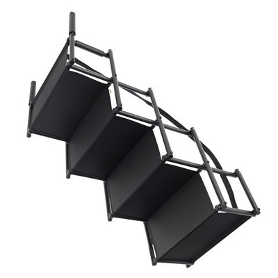 Foldable Pet Steps for Cars & Homes 4 Steps with Anti-Slip Coating Easy Clean