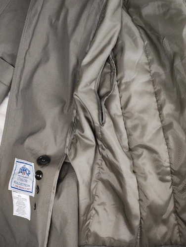 NWT DSCP Valor Collection All Weather Trench Coat Removable Quilt Liner Mens 40L image 8