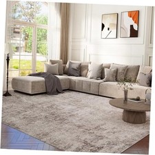 6x9 Washable Area Rug for Living Room, Non-Slip Soft Modern Abstract Large