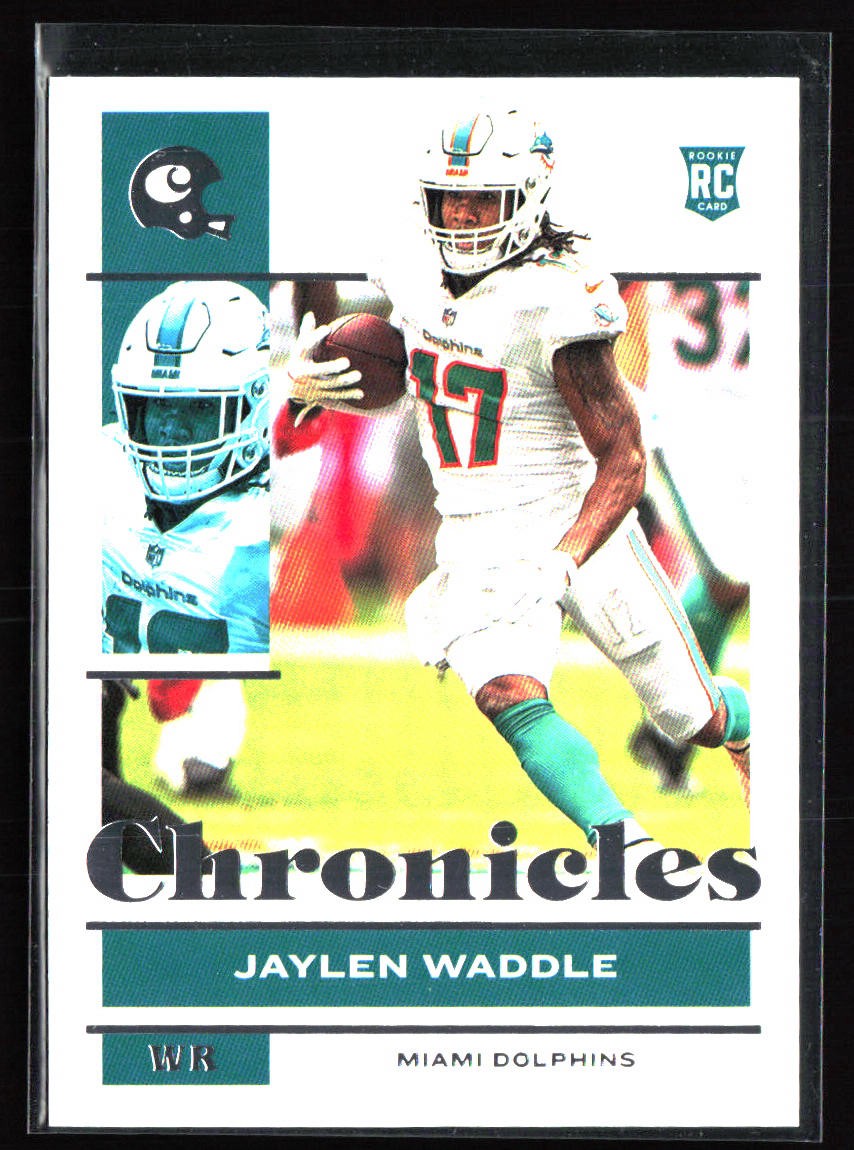 2021 Panini Chronicles #76 Jaylen Waddle Green