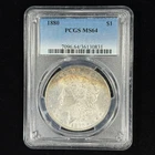 1880 $1 MS64 PCGS Toned Morgan Silver Dollar