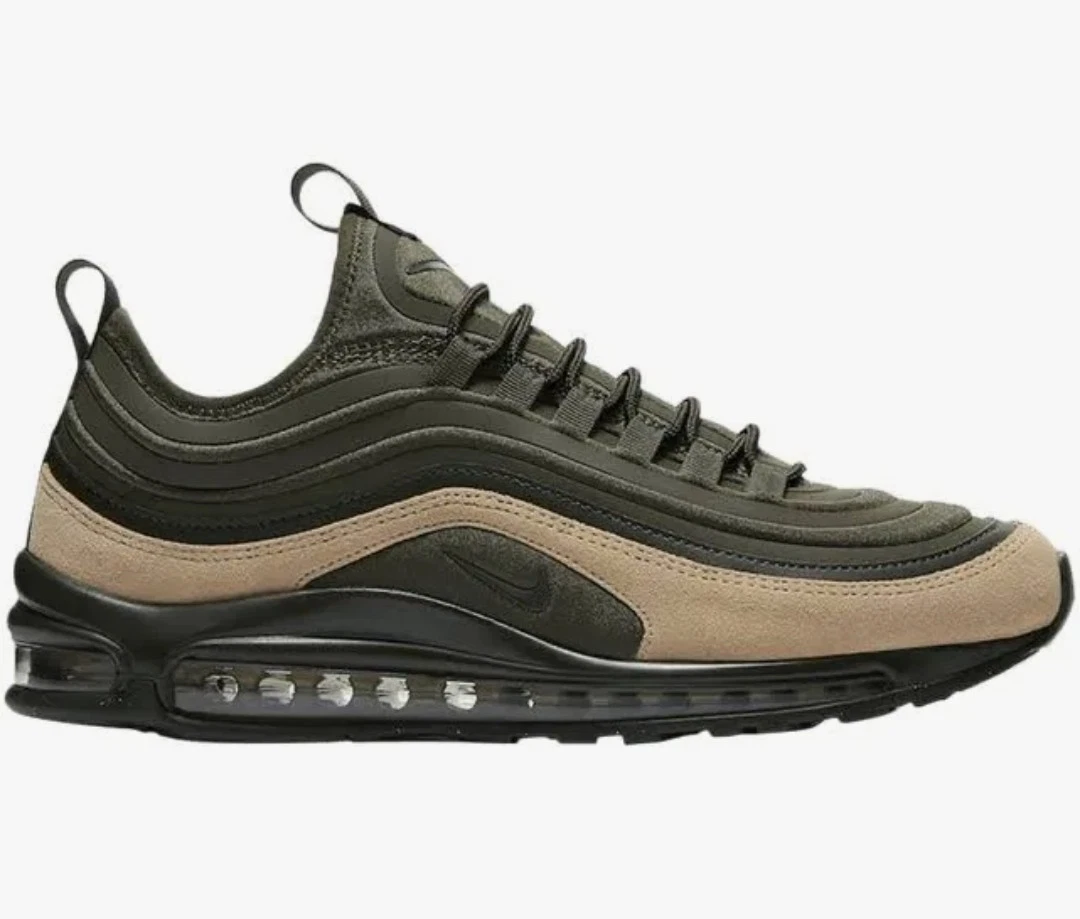 Mens Sz 8 Nike Air Max 97 Ultra 17 Cargo Khaki Mushroom Olive Running Walking Nike Air Max 2017 Cargo Khaki | eBay main image 3