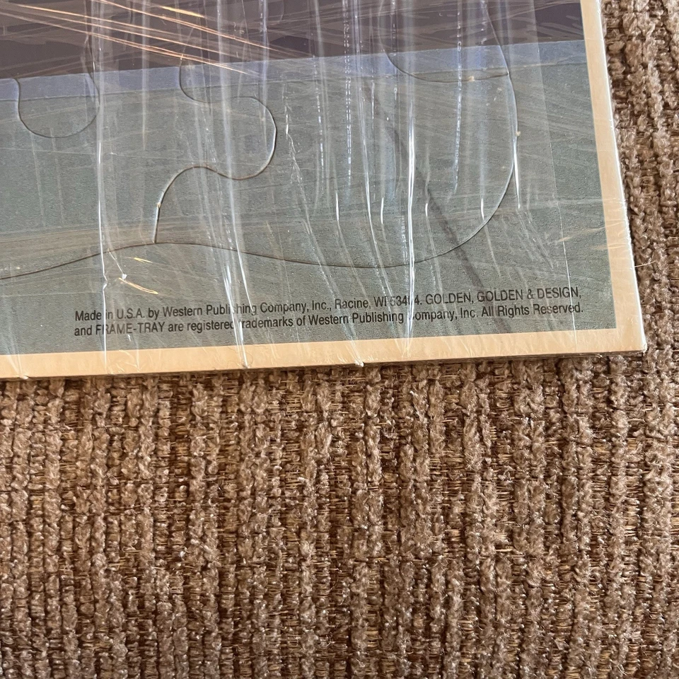 1991 Mattel Barbie large piece frame tray puzzle  - Image 4 of 4