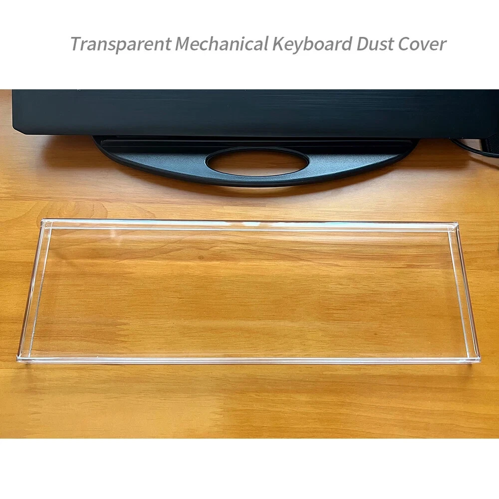 Acrylic Mechanical Keyboard Dust Cover Waterproof for 65% 75% Keyboards