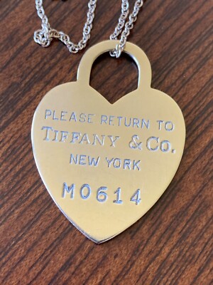 Tiffany & Co 14K Gold Return To Tiffany Heart Key Tag