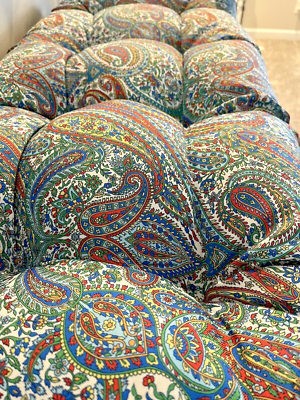 Ralph Lauren Indoor Outdoor Bench Decorative Cushion PAISLEY