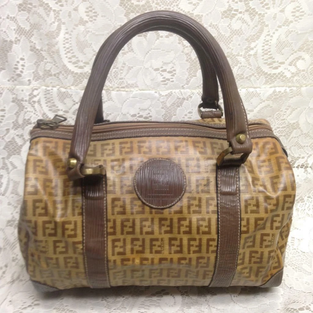 Fendi Vintage Zucca Shoulder Bag