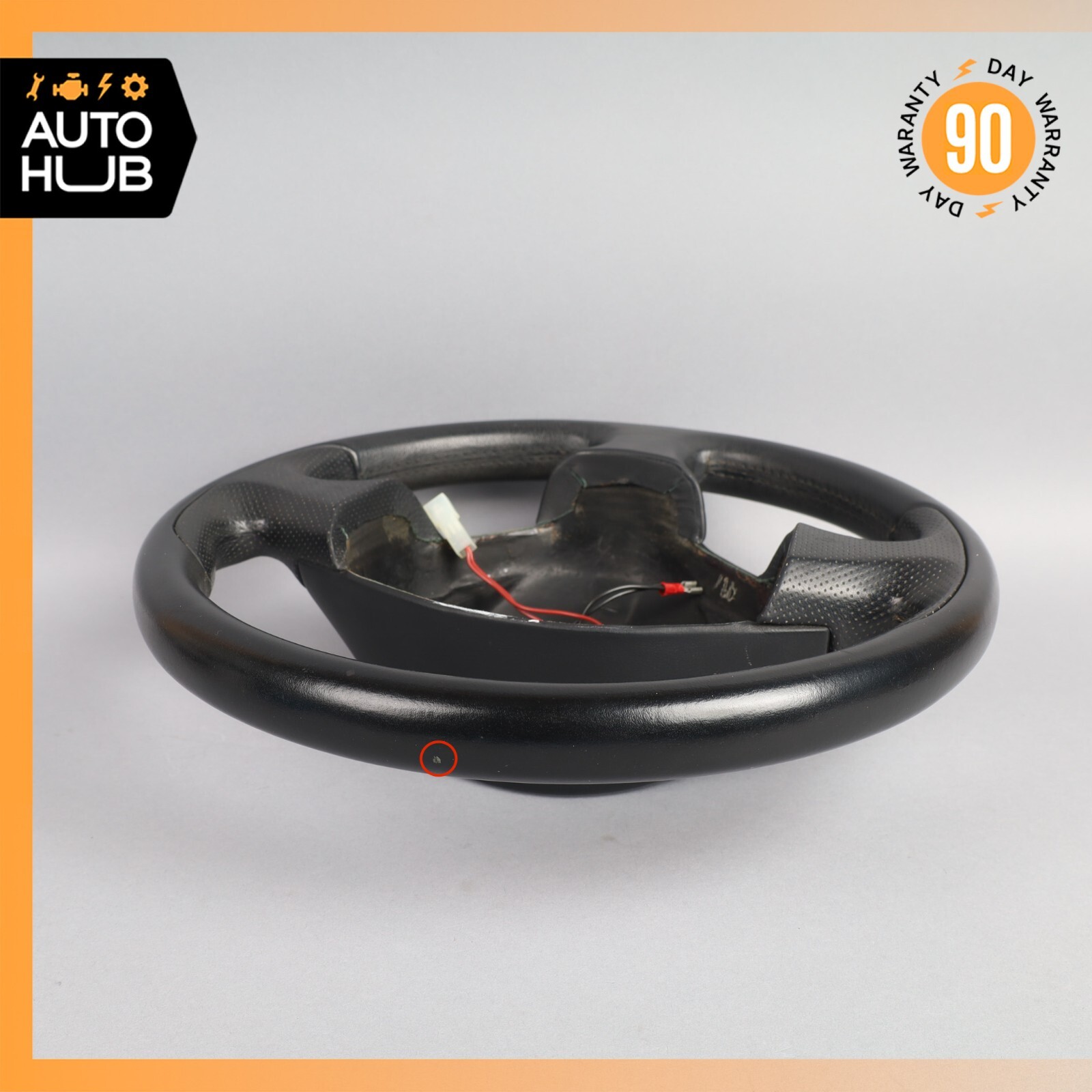 02-07 Maserati Spyder 4200 M138  GT Cambiocorsa Steering Wheel Black OEM 61k