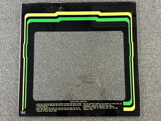 Taito Jungle Hunt Arcade Video Game Monitor Bezel GLASS ORIGINAL