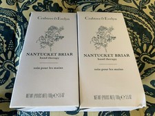 2 Crabtree Evelyn Hand Cream Therapy, NANTUCKET BRIAR HAND THERAPY NIB