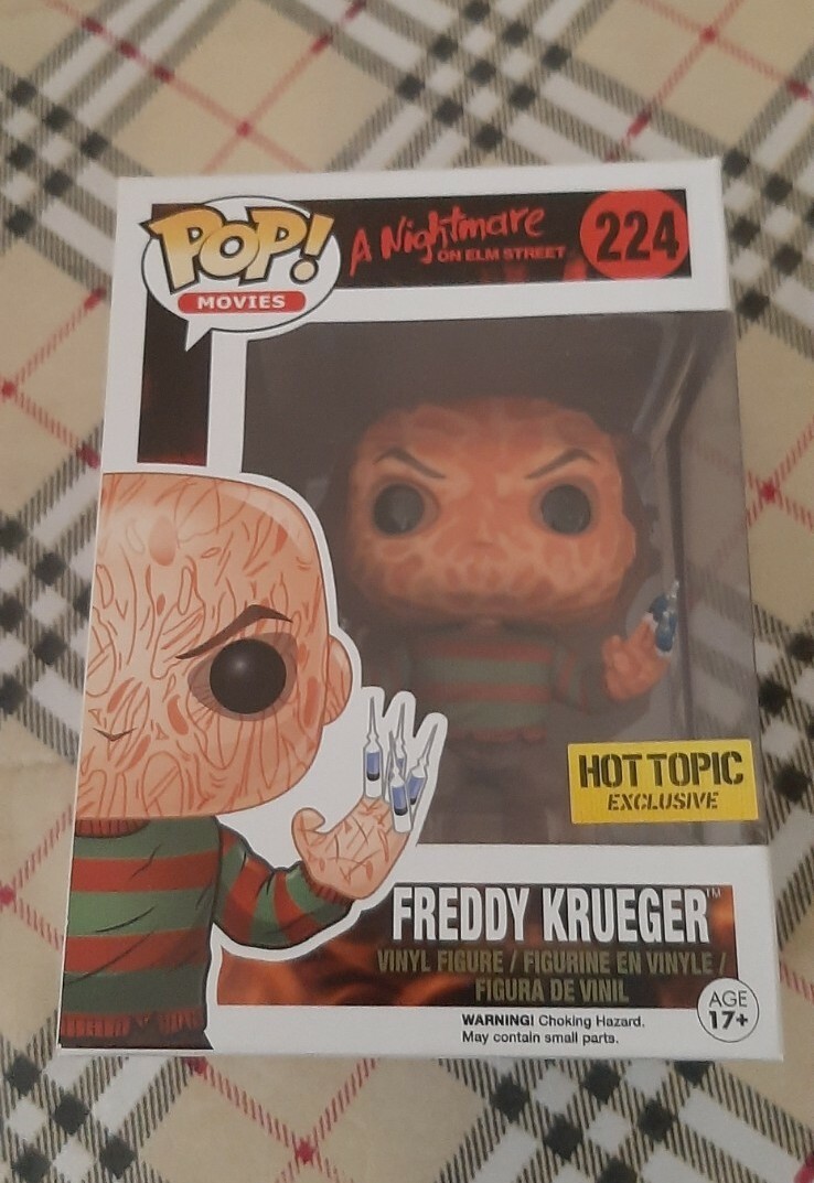 Funko POP! Freddy Krueger Syringe Fingers #224 Hot Topic Nightmare