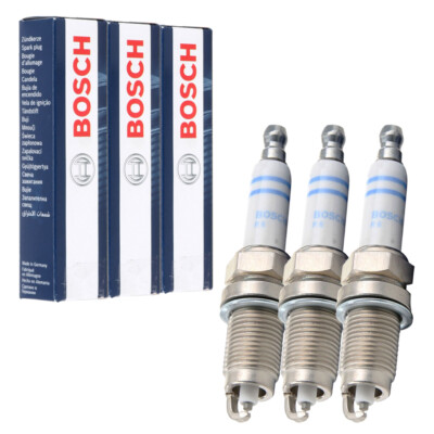 3x BOSCH FR7HC 0242236565 Zündkerze für SEAT IBIZA SKODA FABIA VW FOX POLO 1.2