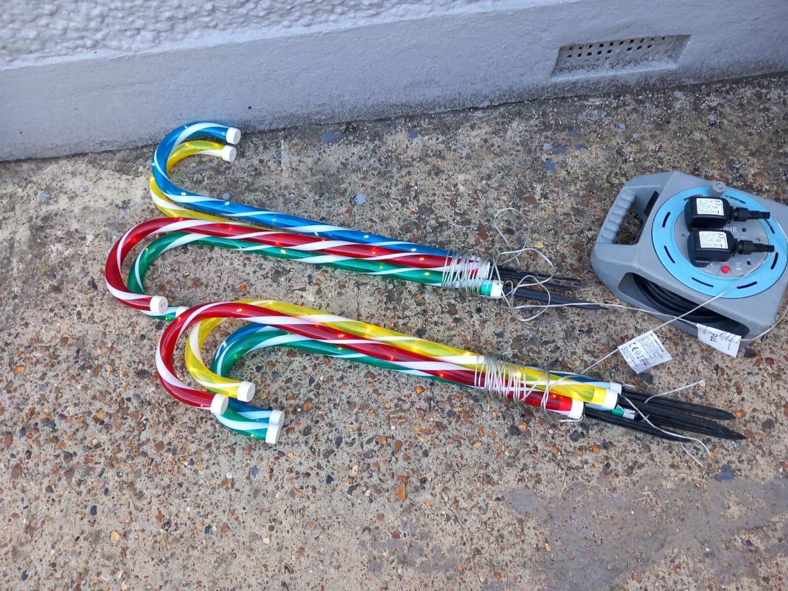 Christmas Candy Cane Path Finder Lights 2 Sets eBay